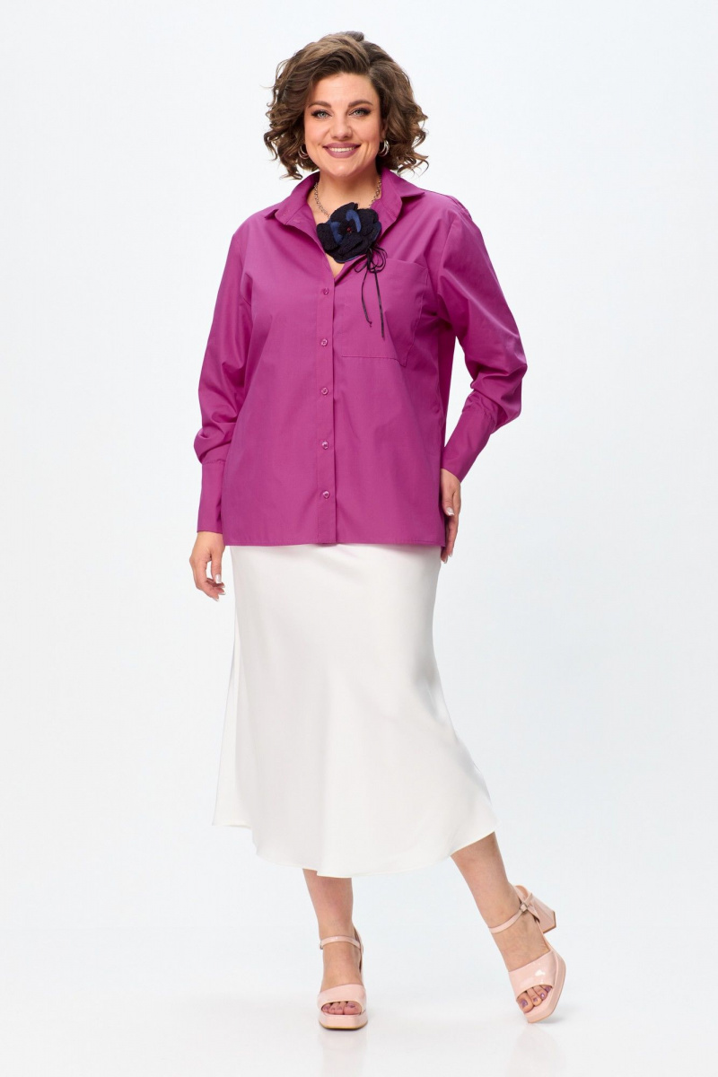 Рубашки Avenue Fashion 0301-6 розовый