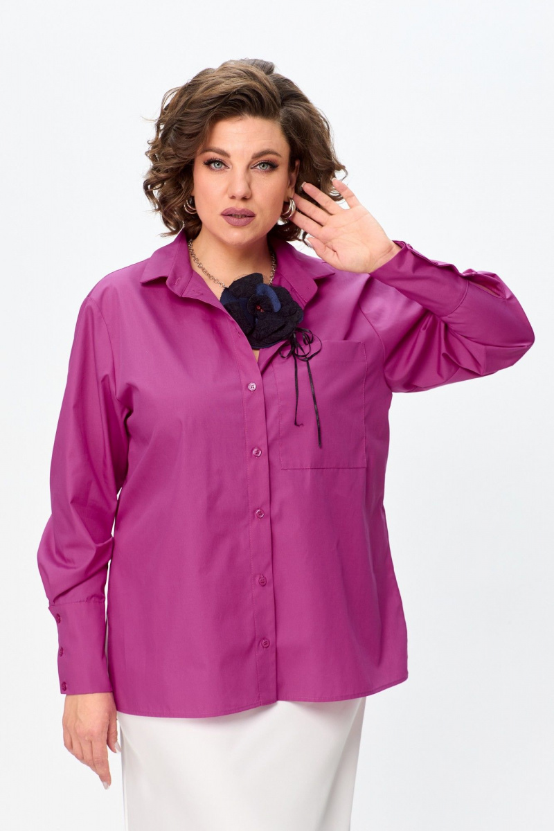 Рубашки Avenue Fashion 0301-6 розовый