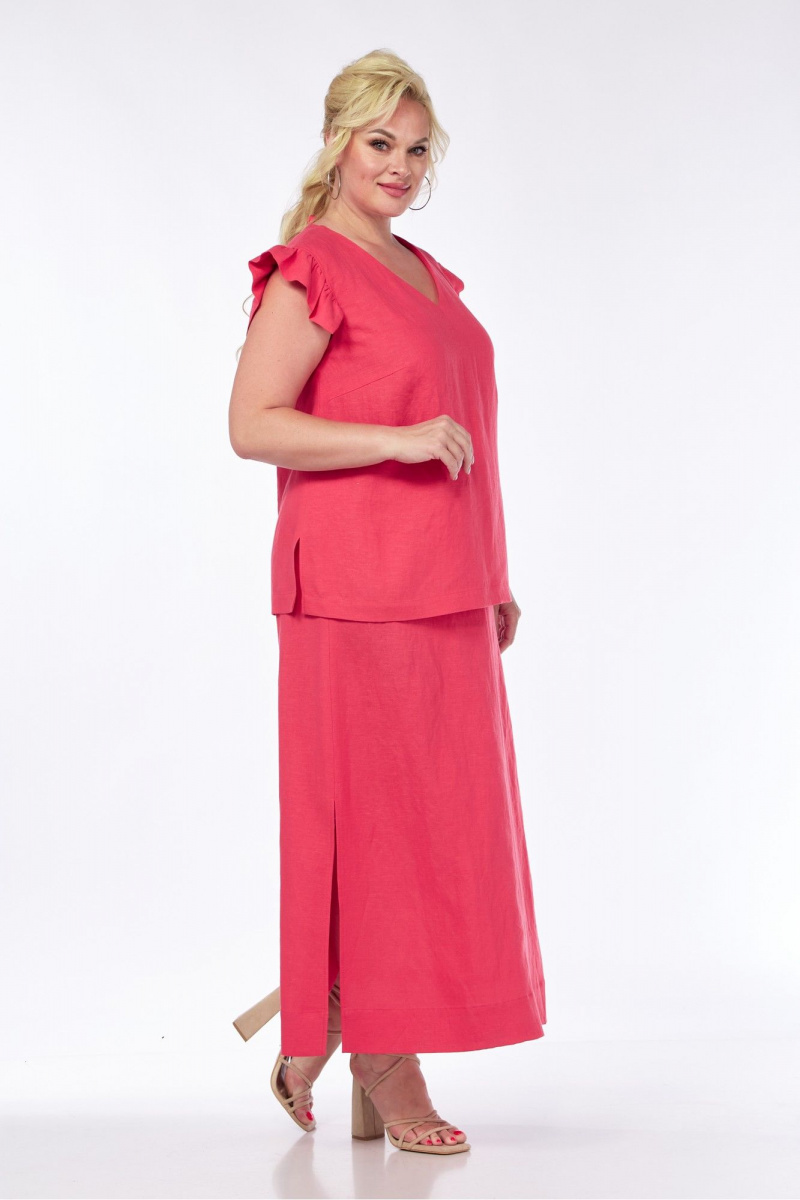 Юбочный комплект AVA fashion М-064 малиновый