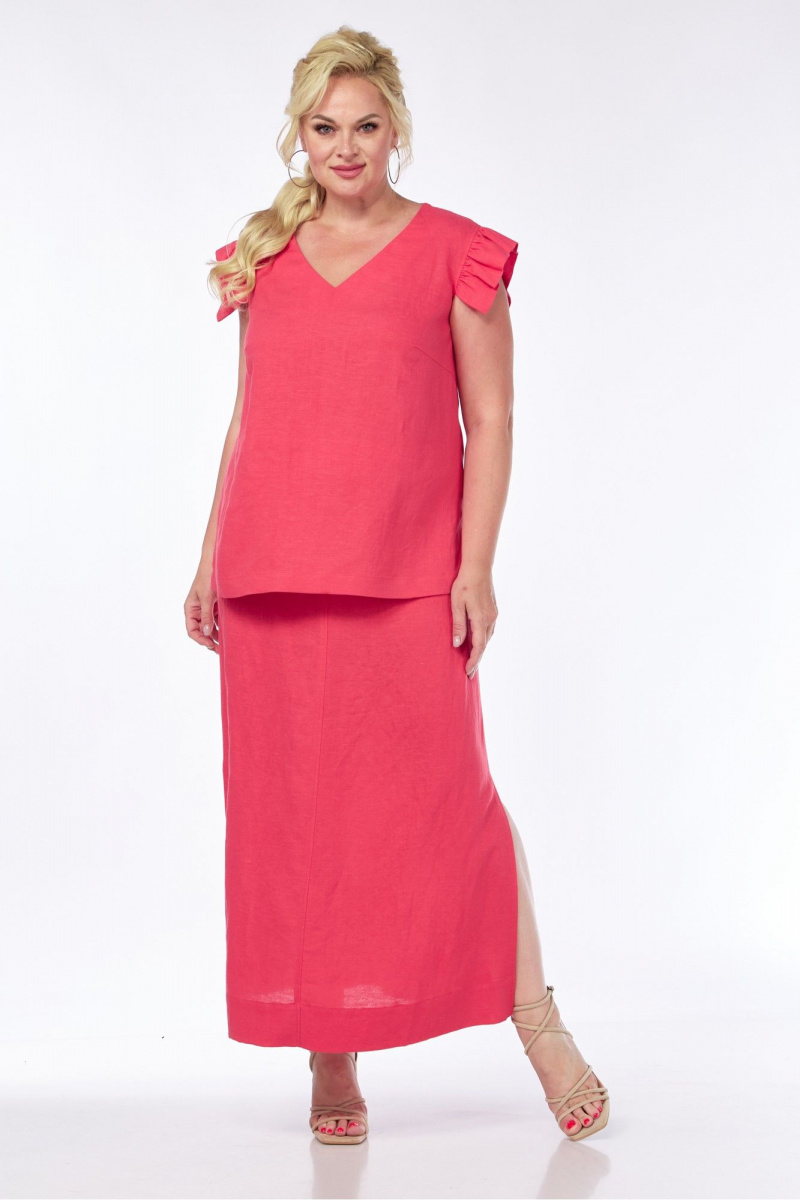 Юбочный комплект AVA fashion М-064 малиновый