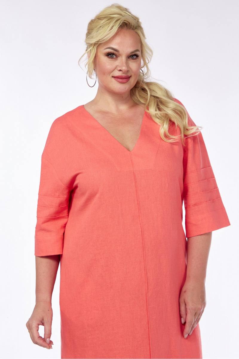 Платья AVA fashion М-065 коралловый
