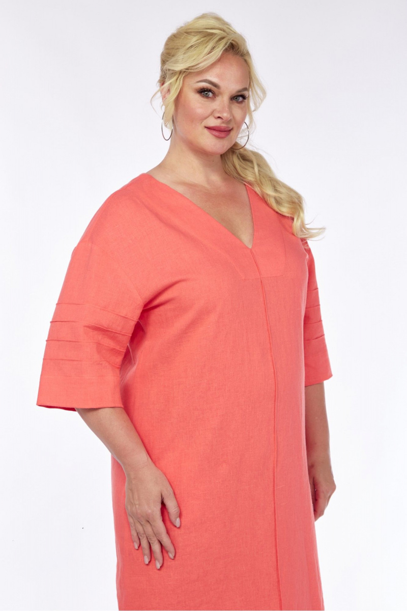 Платья AVA fashion М-065 коралловый