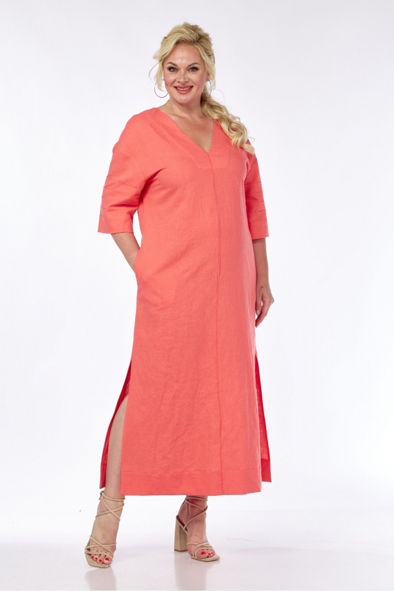 Платья AVA fashion М-065 коралловый