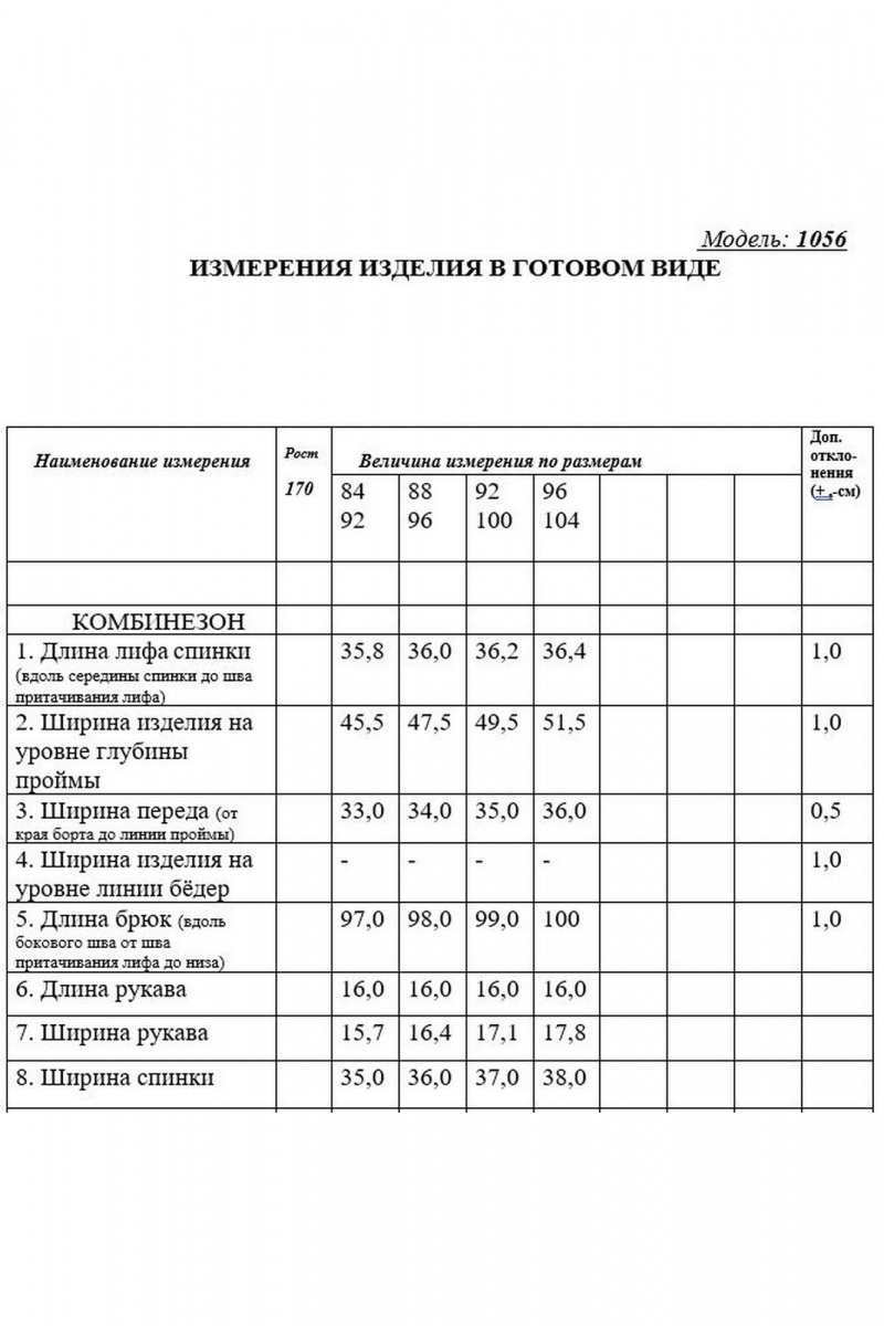 Женский комбинезон Golden Valley 1056-1 бирюзовый