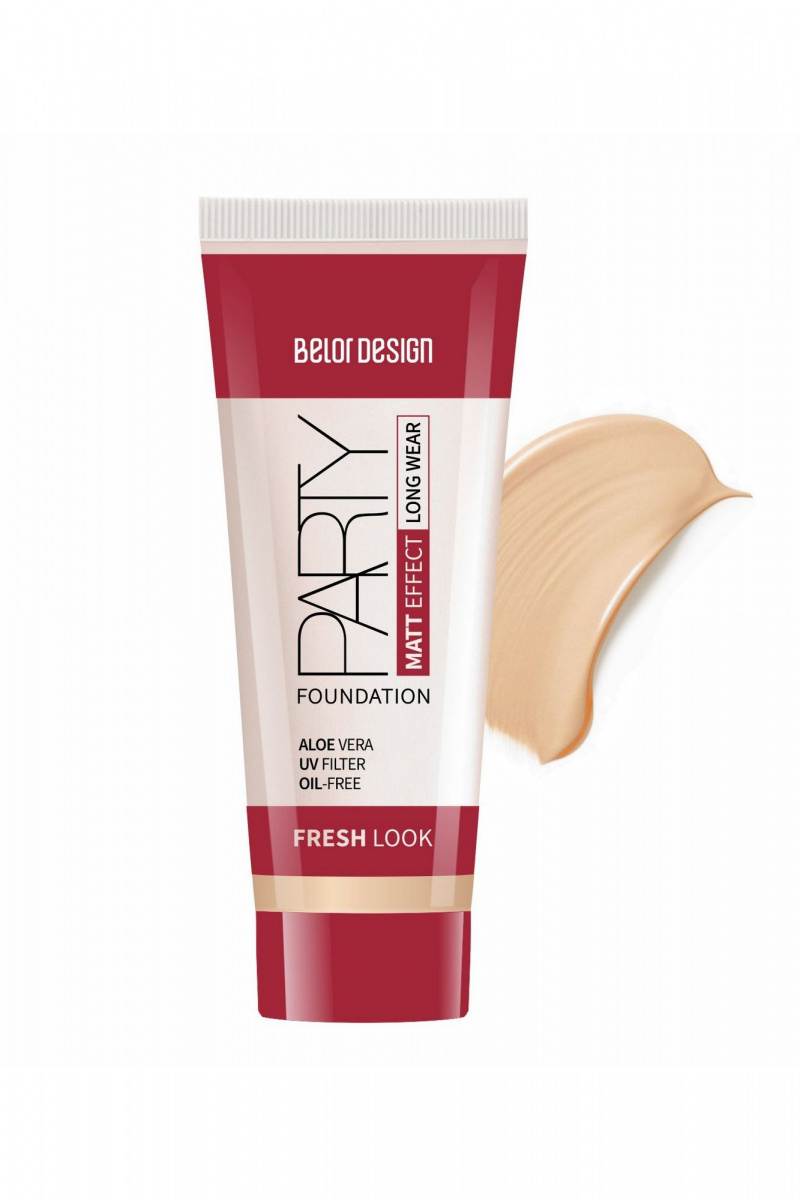 Тональные средства Belor Design PARTY foundation тон 6