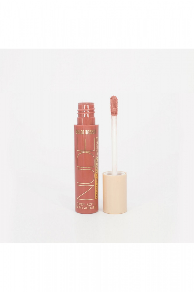 Блески и тинты Belor Design Nude Harmony Outfit Lip тон 23 B-day Cake