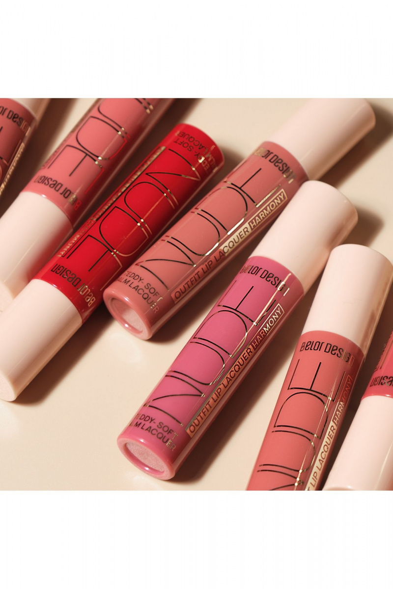 Блески и тинты Belor Design Nude Harmony Outfit Lip тон 27 Morning Coffee
