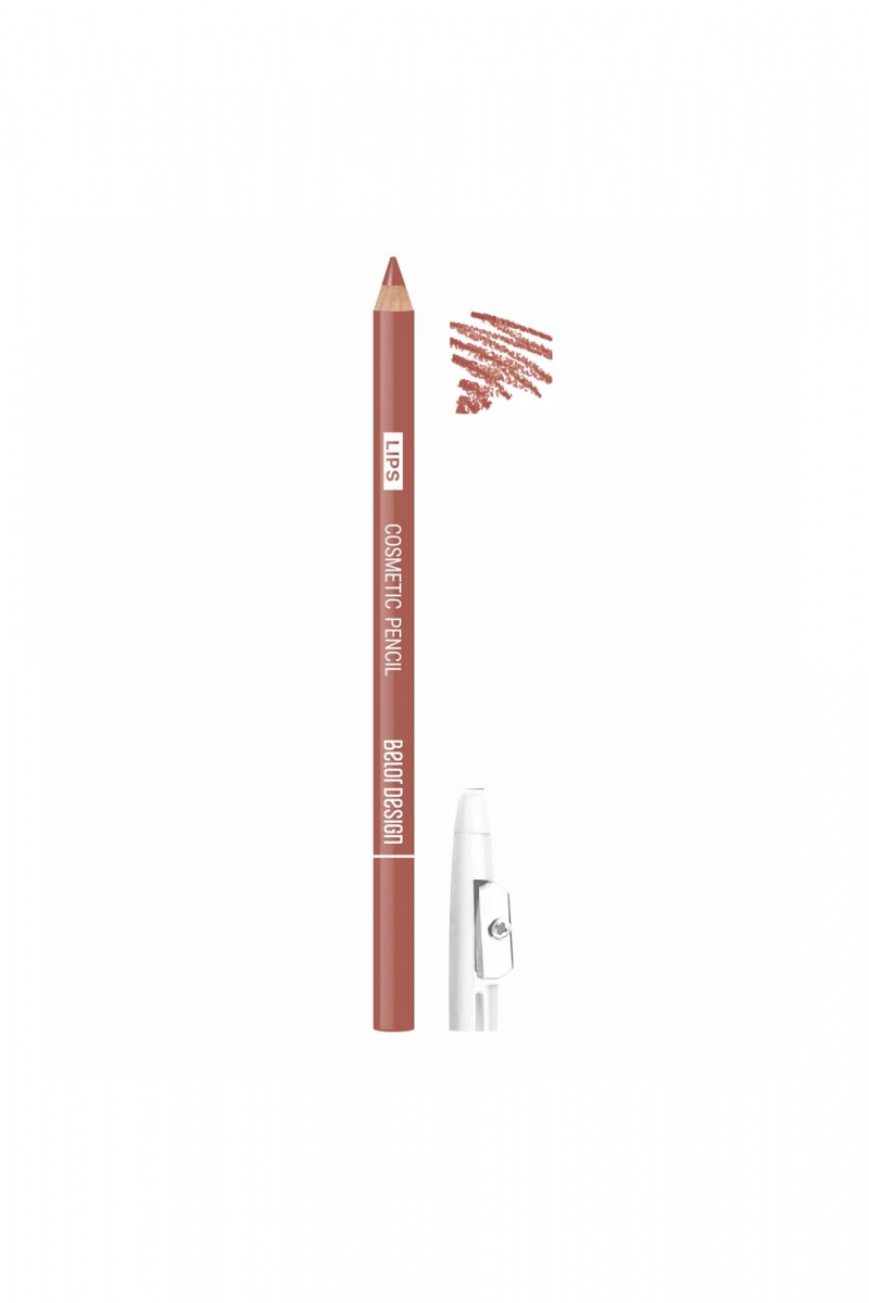 Карандаши для губ Belor Design Lips cosmetic pencil тон 45 карамель