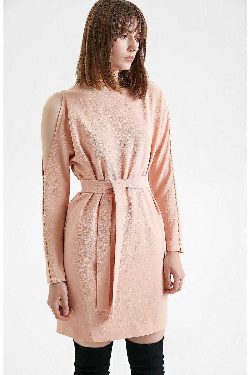 Платье Moveri by Larisa Balunova 5065D розово-персиковый