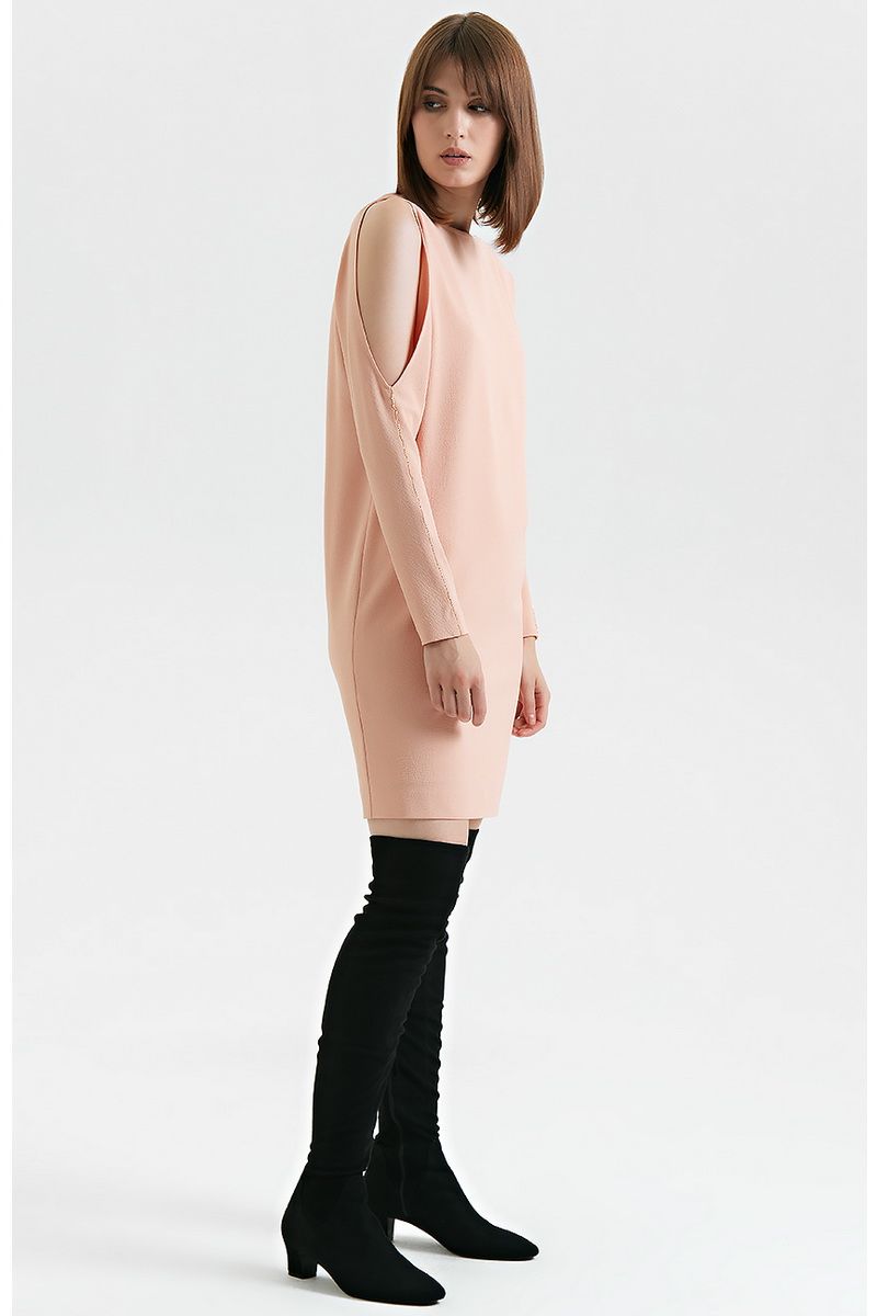 Платье Moveri by Larisa Balunova 5065D розово-персиковый