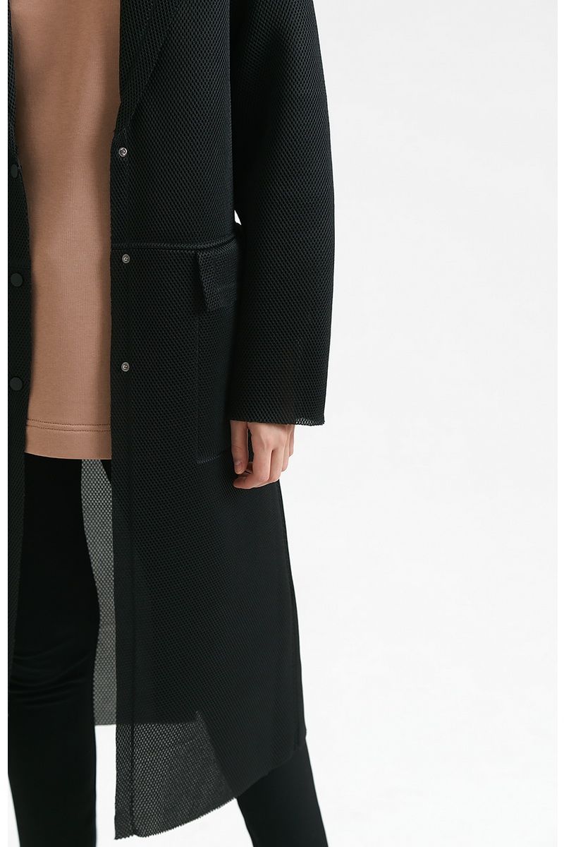 Женское пальто Moveri by Larisa Balunova 6029С черный