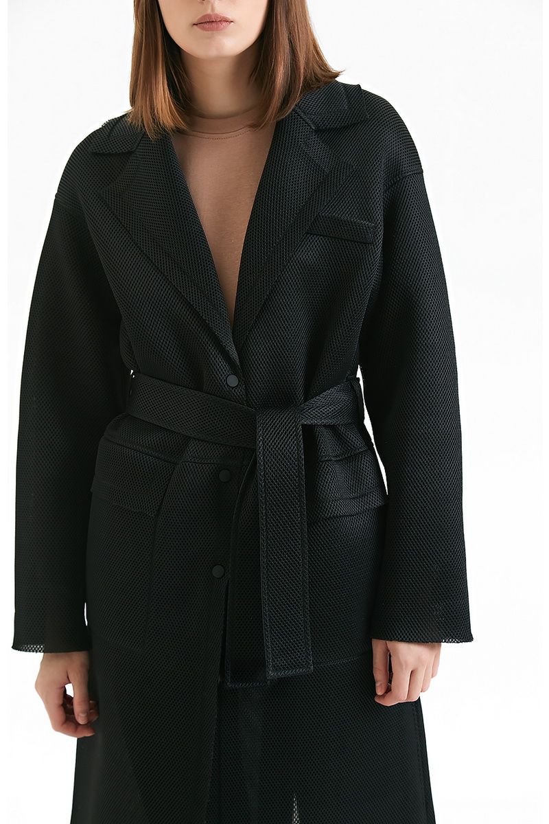 Женское пальто Moveri by Larisa Balunova 6029С черный