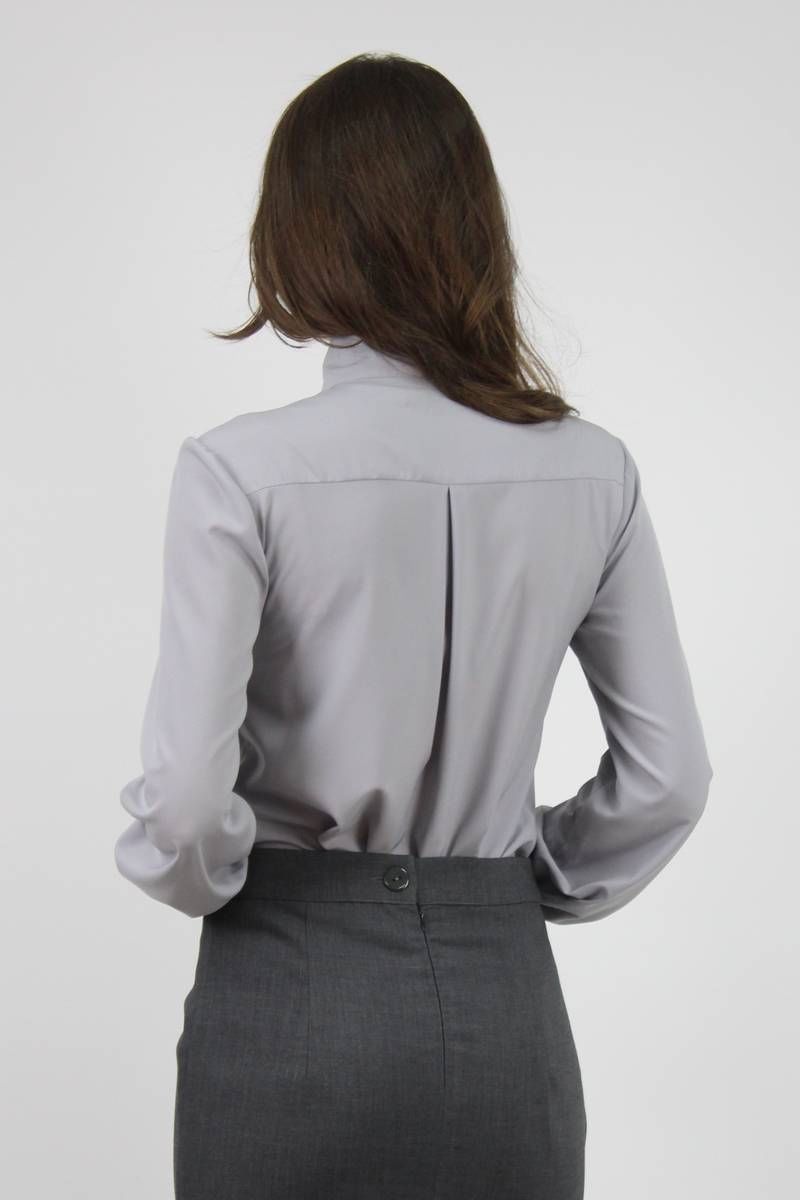 Блузы VLADOR 500616-1 серый