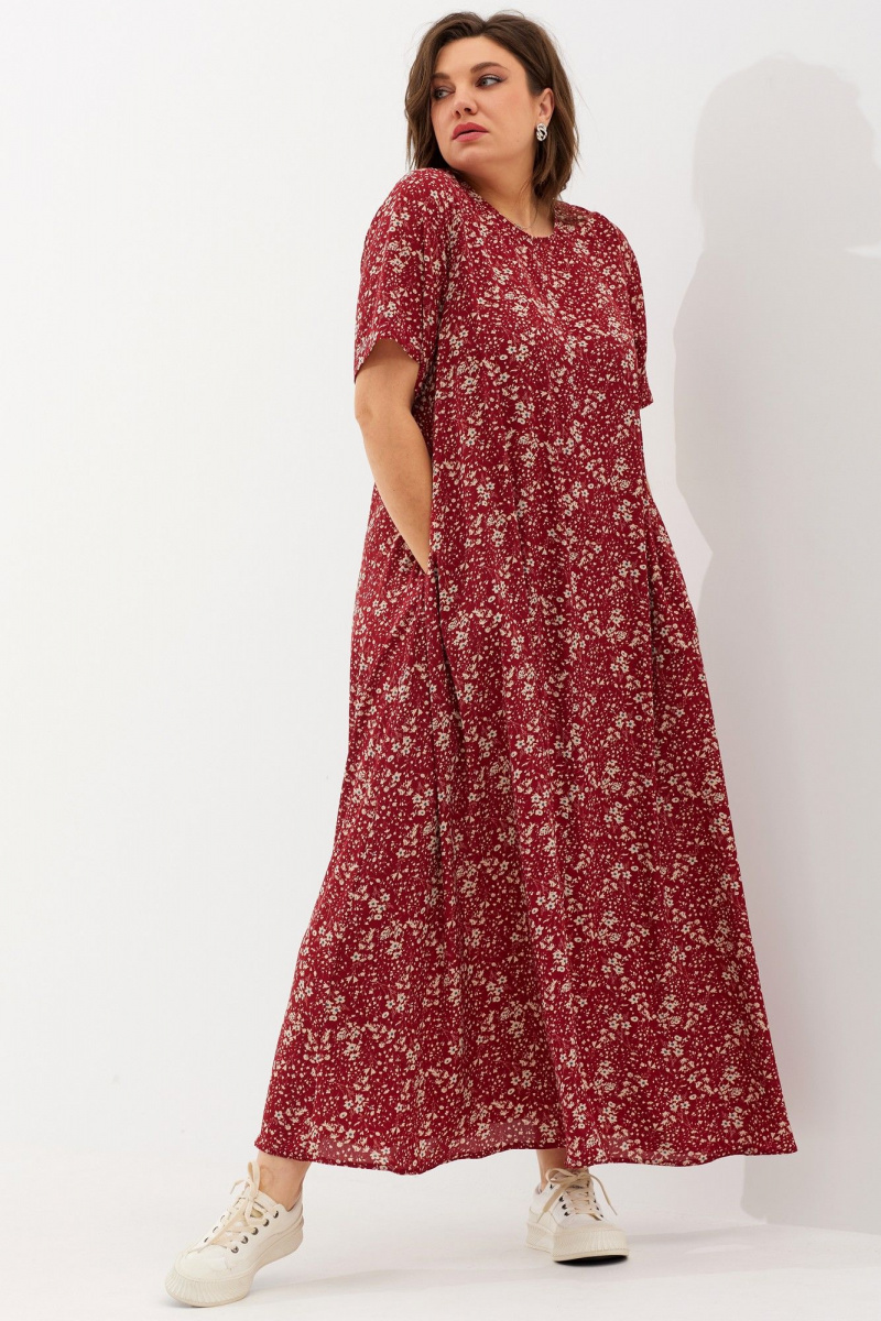 Платья BegiModa 1039 вино