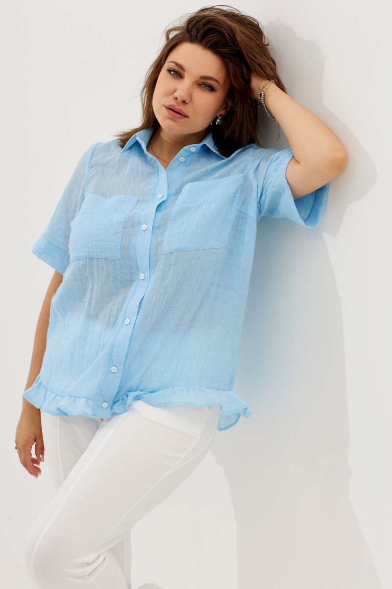 Блузы BegiModa 4099 голубой