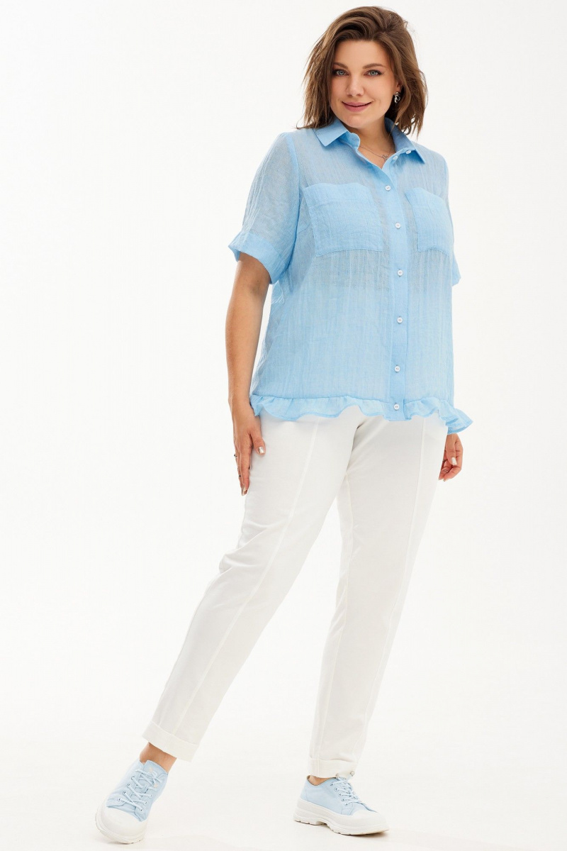 Блузы BegiModa 4099 голубой