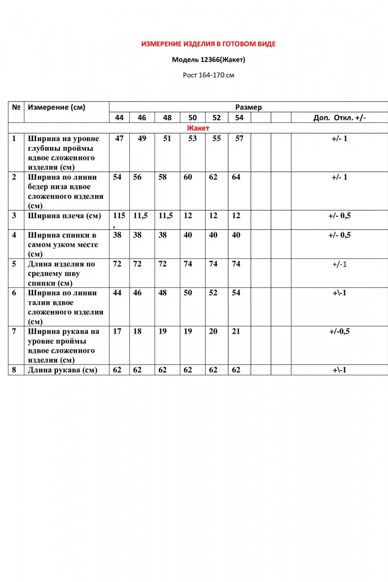 Жакеты LeNata 12366 салатовый