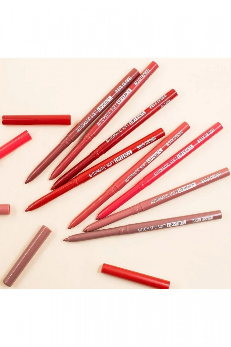 Карандаши для губ Belor Design Automatic soft lippencil тон 202 latte