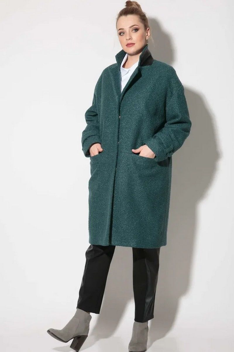 Женское пальто SOVA 11112 бирюза