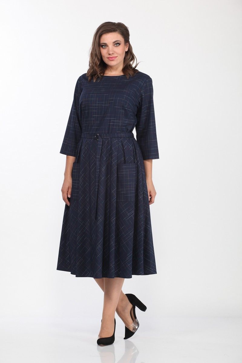 Платье Lady Style Classic 1270/12 темно-синий