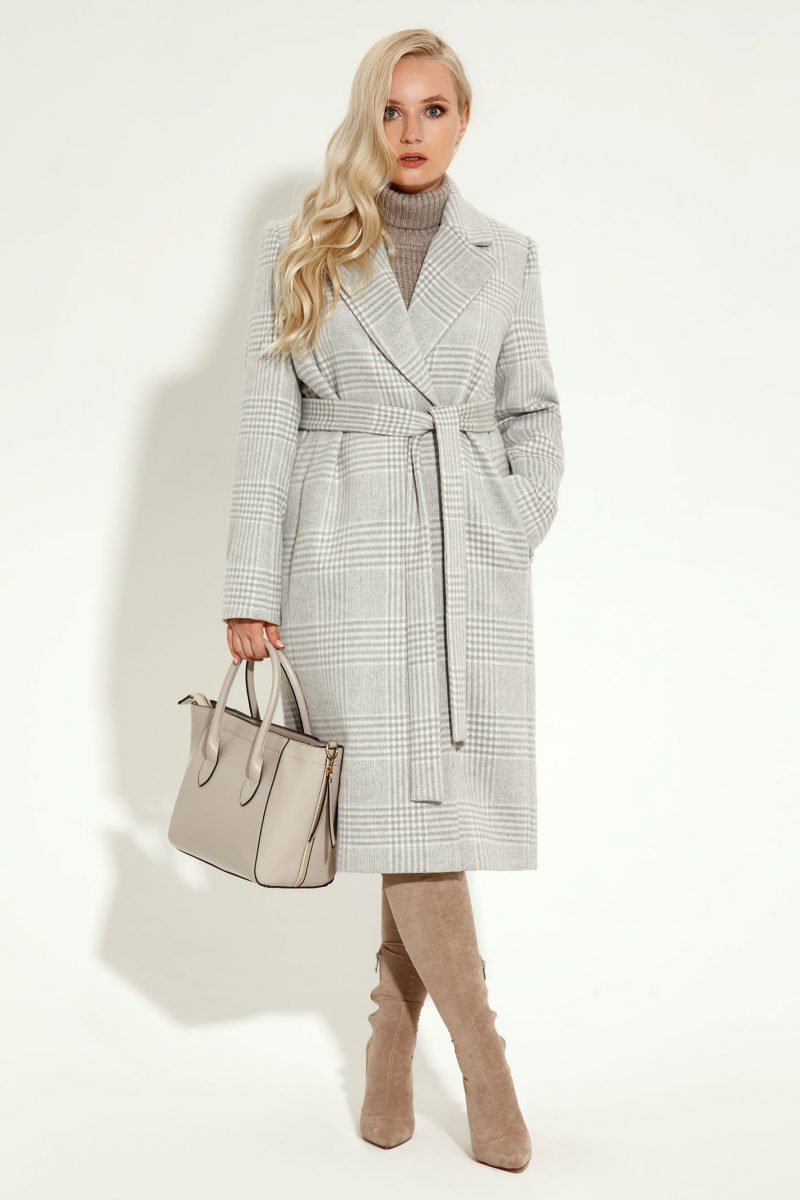 Женское пальто Prio 2870z серый