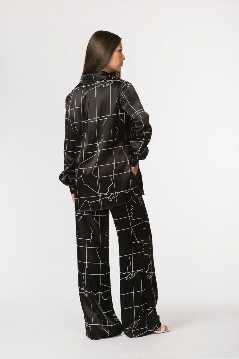 Блузы FASHION CENTRE В-3768 черный