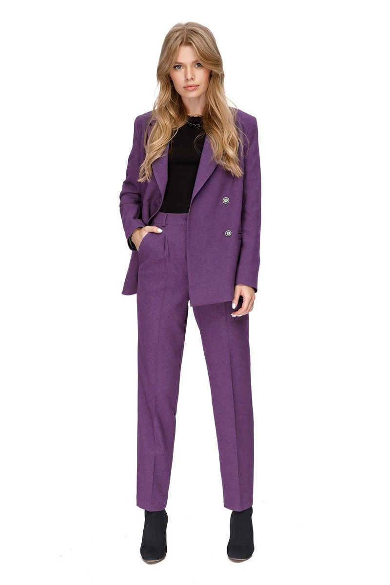 Брючный костюм PiRS 1379 фиолетовый