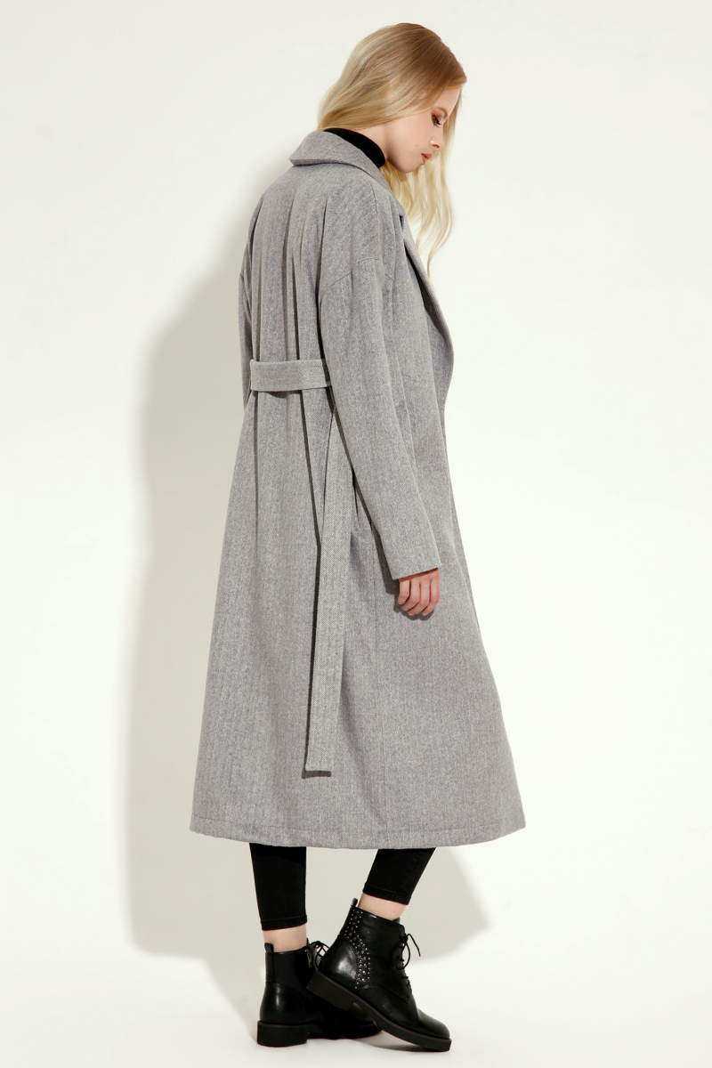 Женское пальто Prio 18270z серый