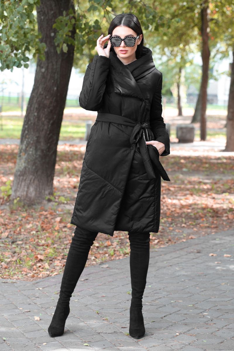 Женское пальто DOGGI 6290 черный