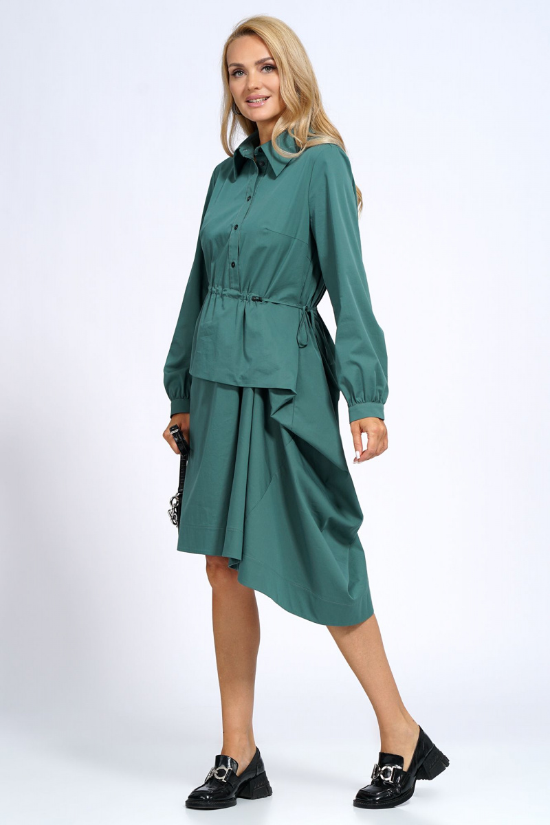 Платья Alani Collection 2178 хвойно-зеленый