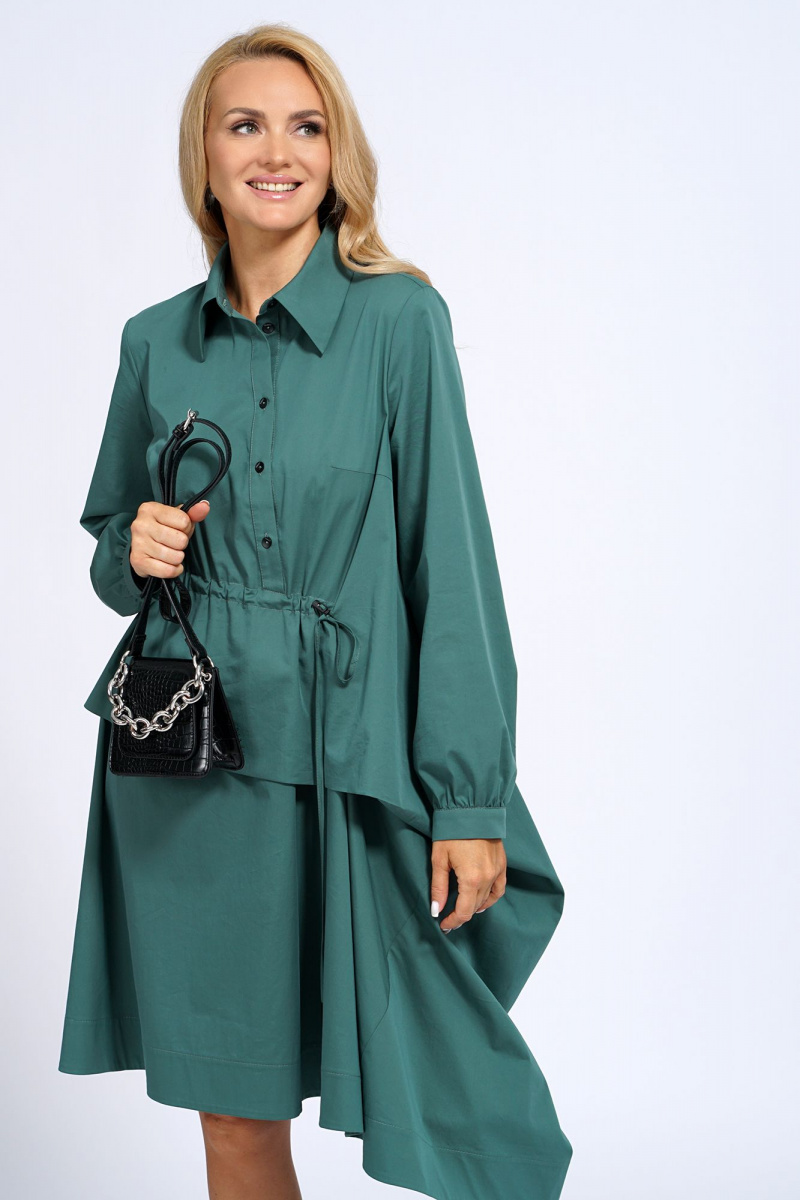 Платья Alani Collection 2178 хвойно-зеленый