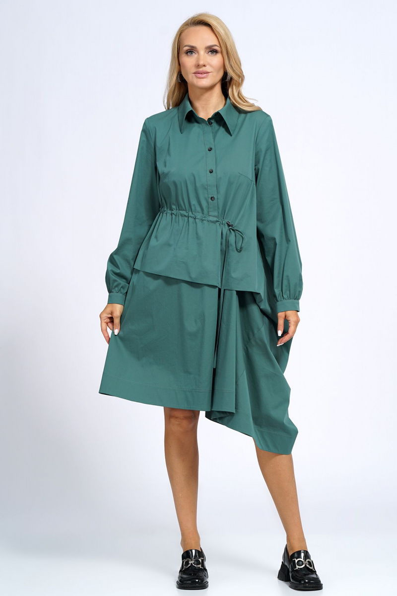 Платья Alani Collection 2178 хвойно-зеленый