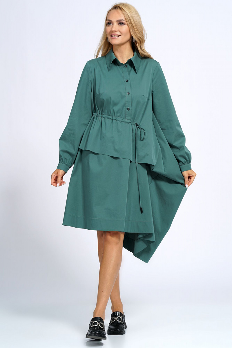 Платья Alani Collection 2178 хвойно-зеленый