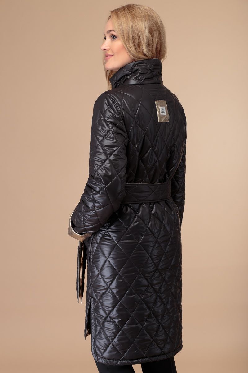 Женское пальто Svetlana-Style 1458 черный+золото