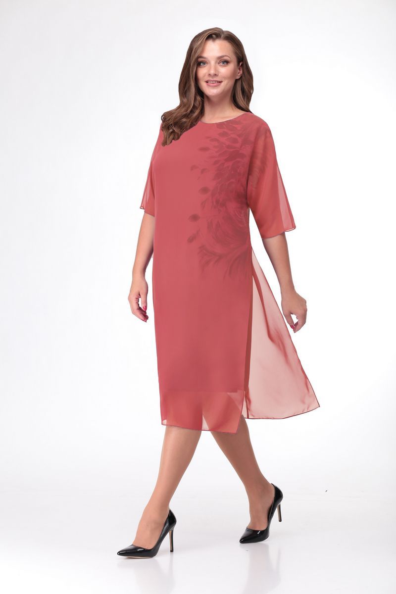 Платье VOLNA 1095 персиковый