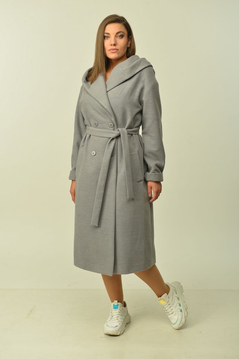 Женское пальто Диомант 1544 серый