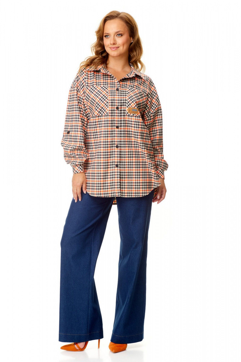 Брючный комплект VI ORO VR-1142 клетка