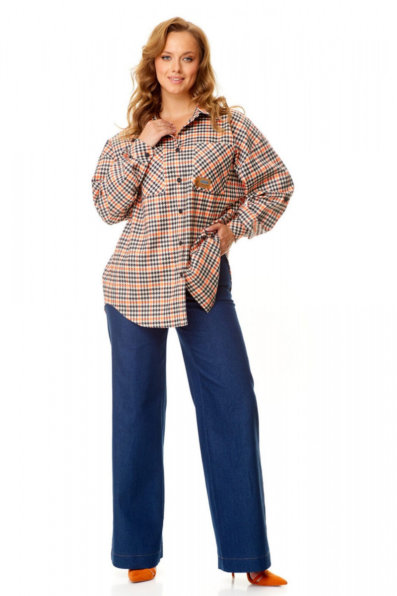 Брючный комплект VI ORO VR-1142 клетка