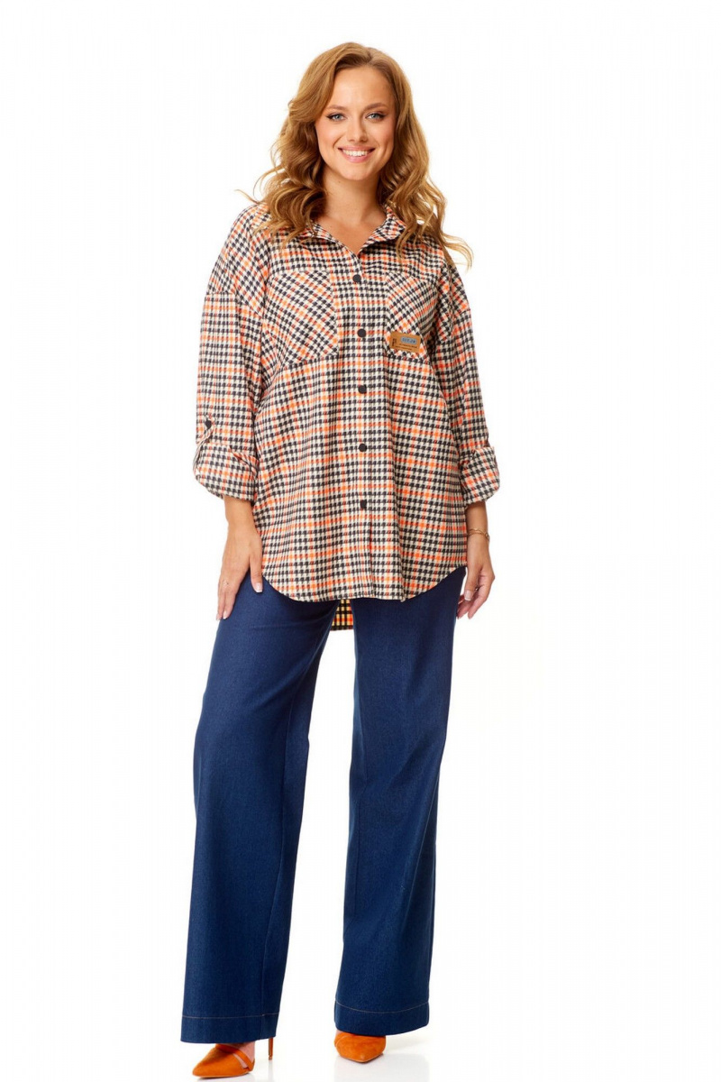 Брючный комплект VI ORO VR-1142 клетка