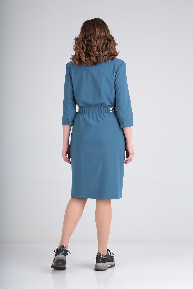 Платье Karina deLux B-316А серо-голубой
