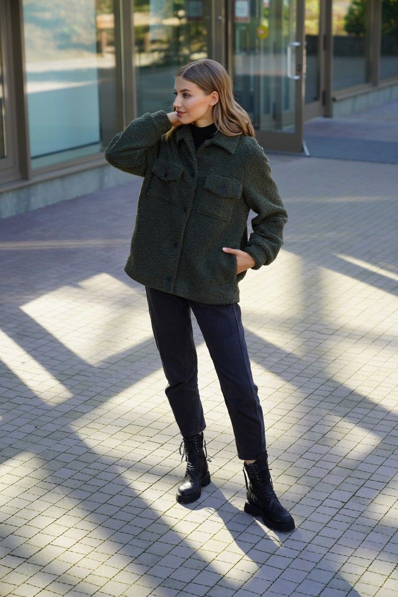Женская куртка Prestige 3960/170 темно-зеленый