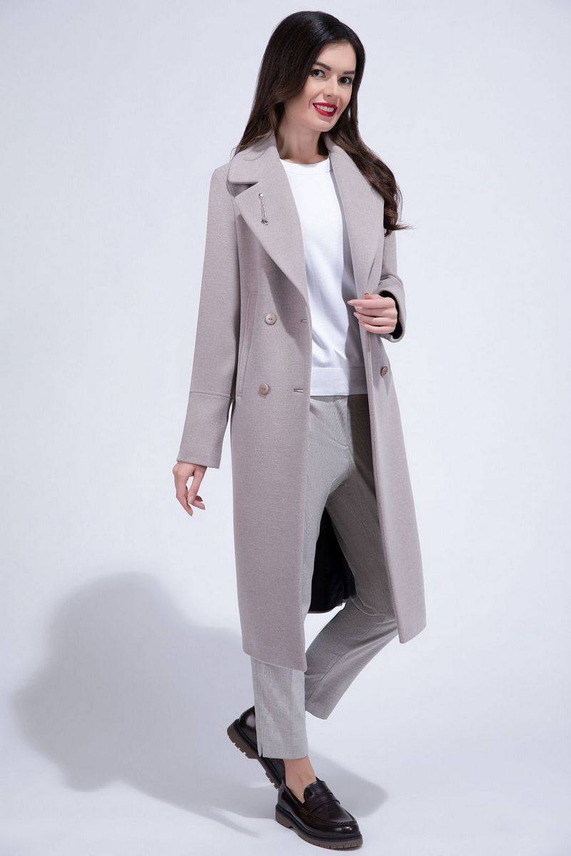 Женское пальто ElectraStyle 5-9023-128 лама