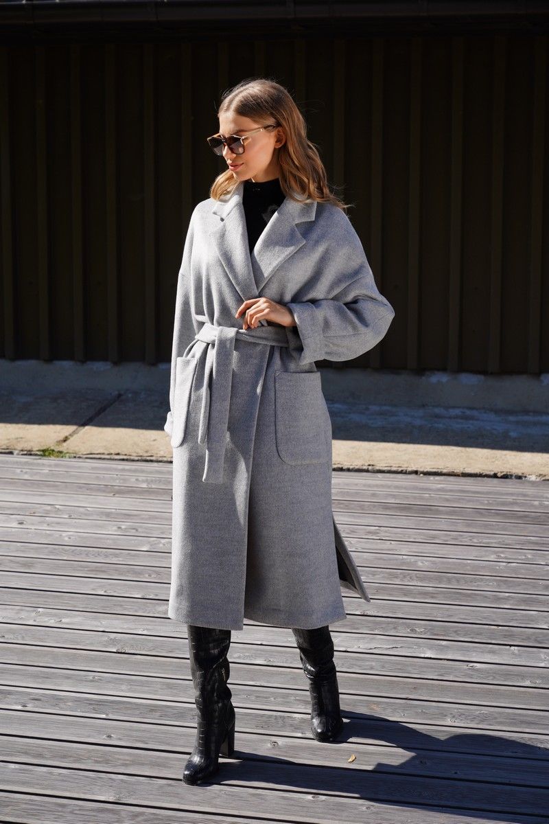 Женское пальто Prestige 3975/170 серый