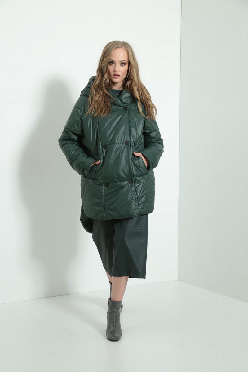 Женская куртка AMORI 2106 зеленый