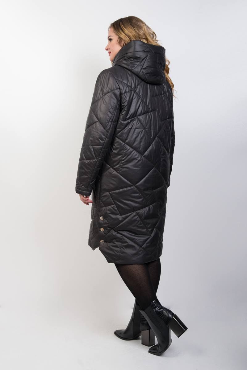 Женское пальто TrikoTex Stil М3420 черный