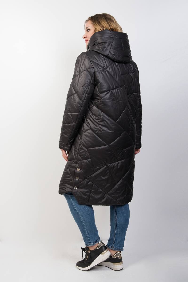 Женское пальто TrikoTex Stil М3420 черный