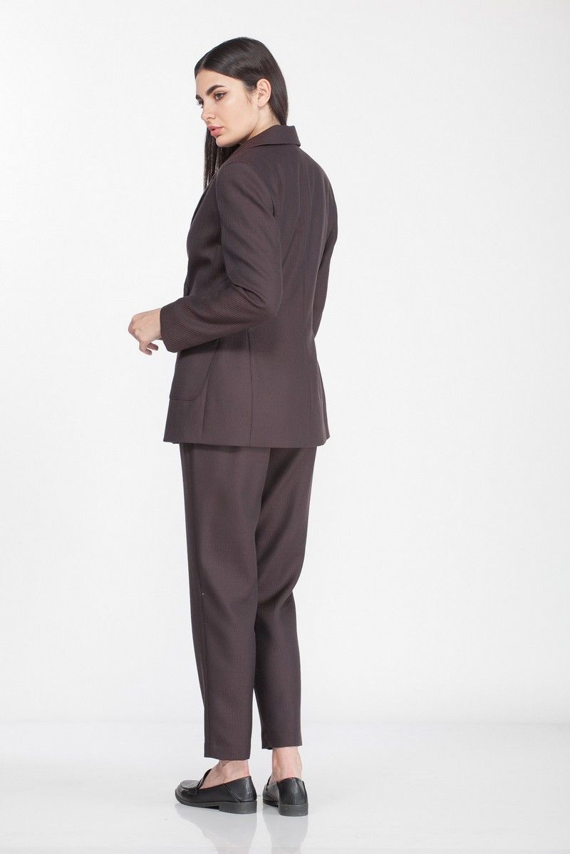Брючный костюм Prestige 3909/170 темно-коричневый