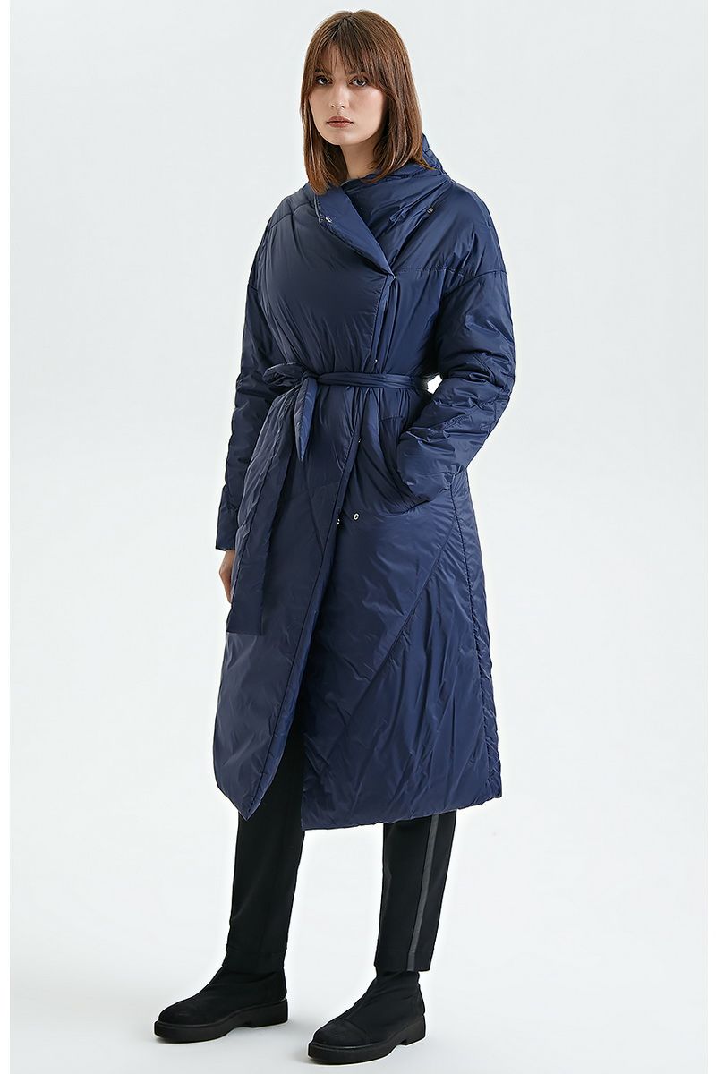 Женское пальто Moveri by Larisa Balunova 6196 синий