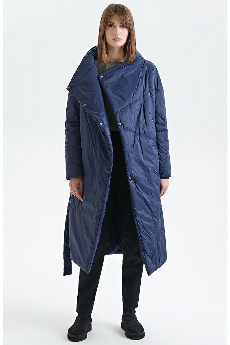 Женское пальто Moveri by Larisa Balunova 6196 синий