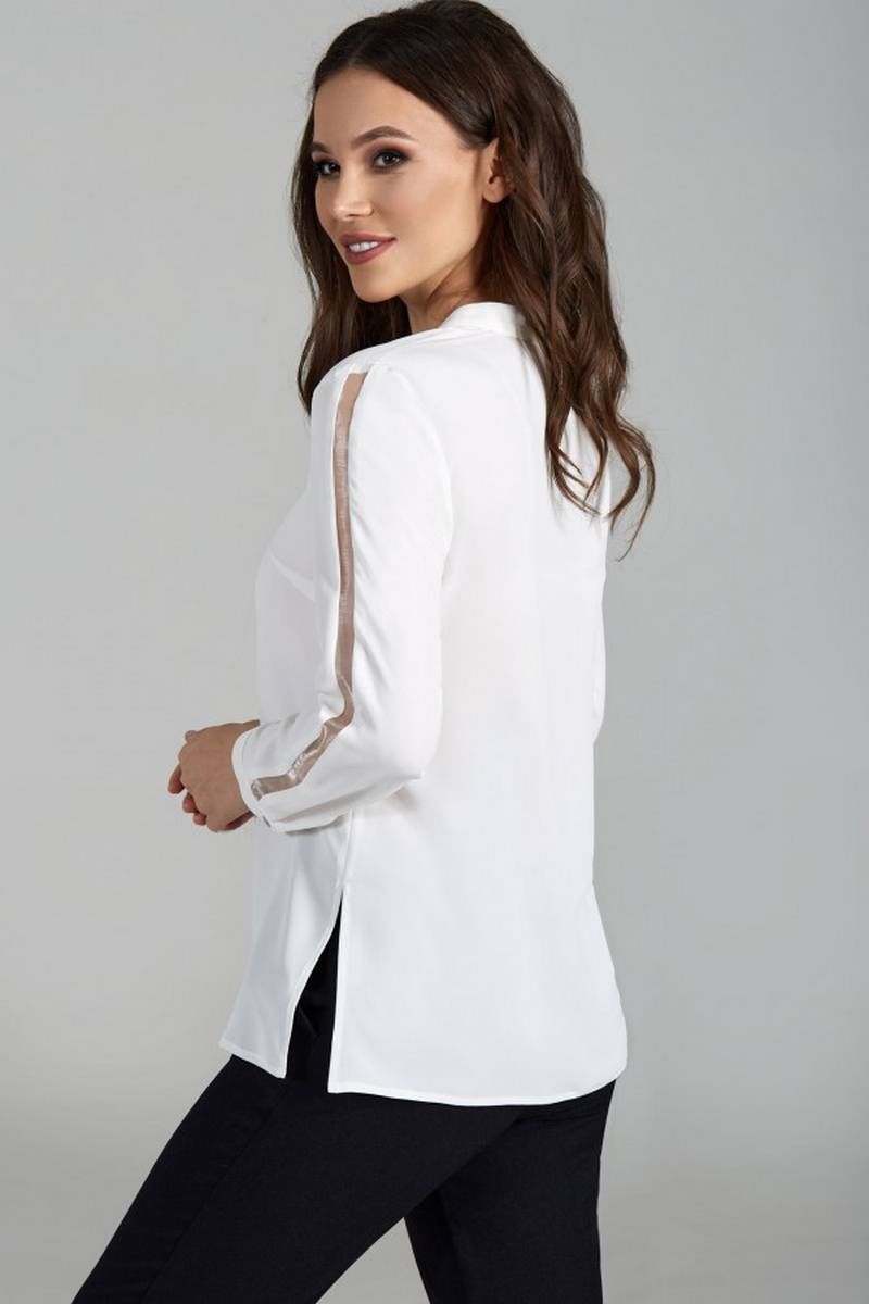 Блузы Teffi Style L-1508 молочный